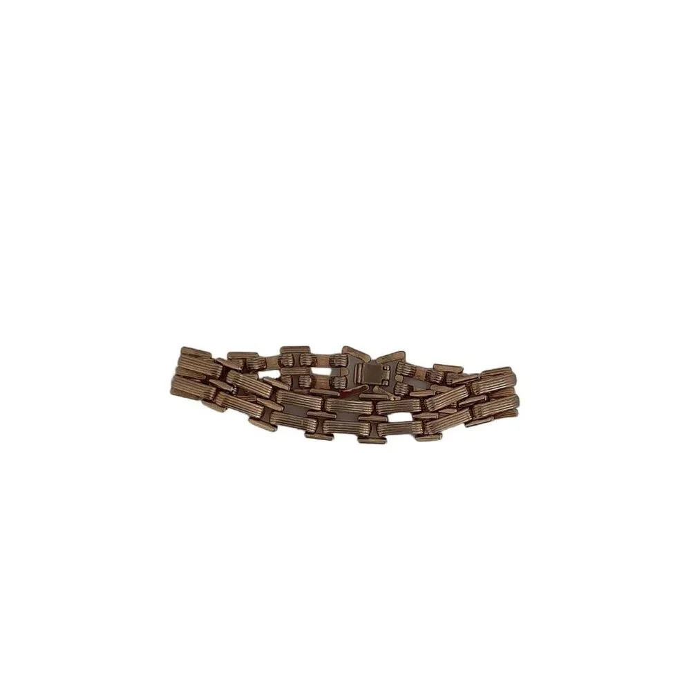 Vintage Gold-Tone Link Bracelet